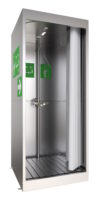 Bradley enclosed safety shower stainless