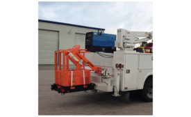 Service crane basket