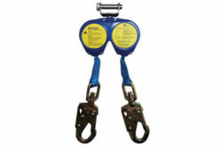 Dual-retracting lanyard 