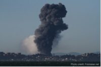 vapor cloud from refinery fire