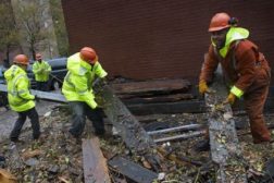 Hurricane Sandy clean up efforts